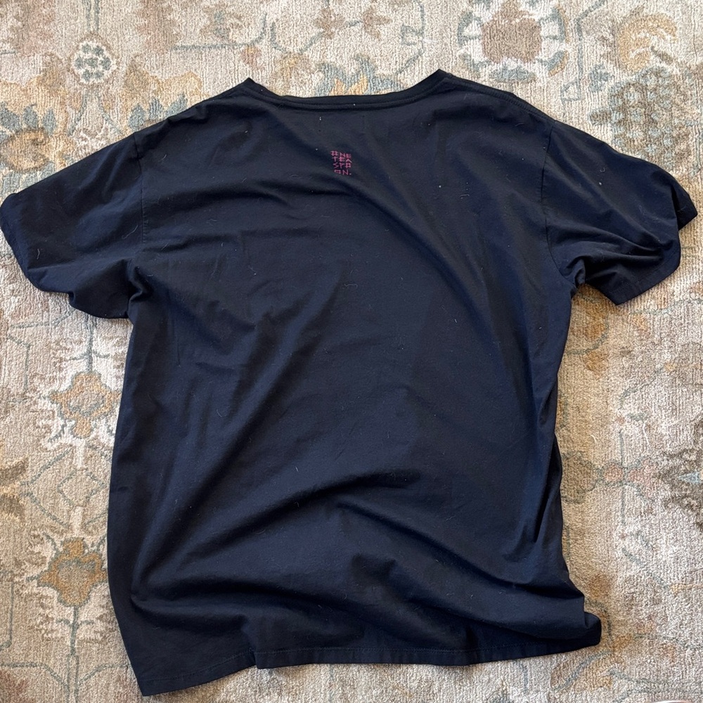 One Teaspoon Black and White Heart Tie-Dye Tee - Picture 6 of 6